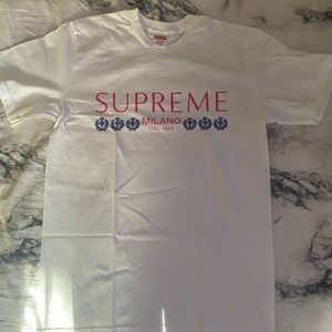 Supreme Milano White T shirt